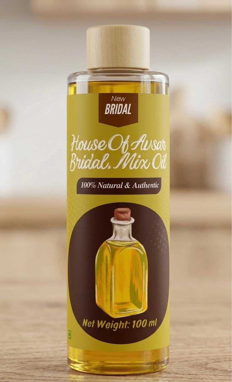 Bridal Henna Essential Oil Blend – For Rich, Deep, & Long-Lasting Stains